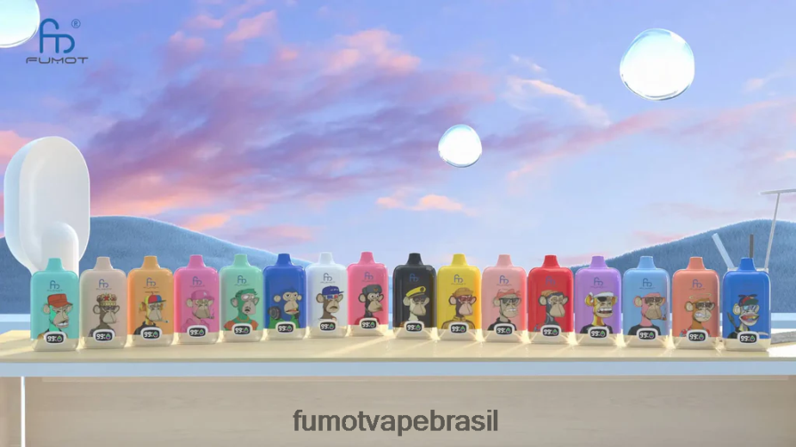 Fumot Disposable Vape | kiwi morango R2X2R6150 vape pod descartável 12000 - 20ml (1 peça) Fumot Digital Box