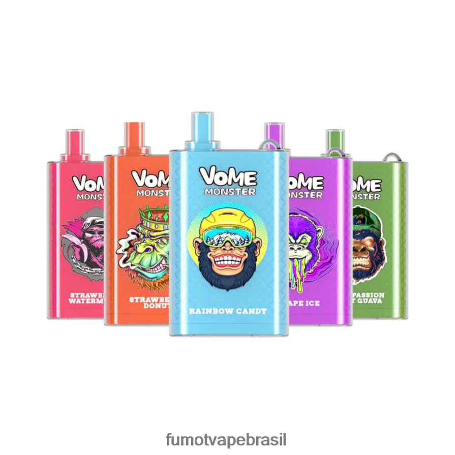 Fumot Vape Flavors | gelo de uva R2X2R6429 10.000 dispositivos vape pod descartáveis ​​- 20ml (1 peça) Fumot Vome Monster