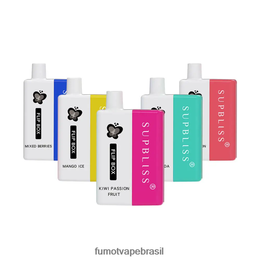 Fumot Disposable Vape | Milk-shake de banana R2X2R6330 caixa 6000 kit vape substituível - 10ml (1 peça) Fumot Supbliss Flip