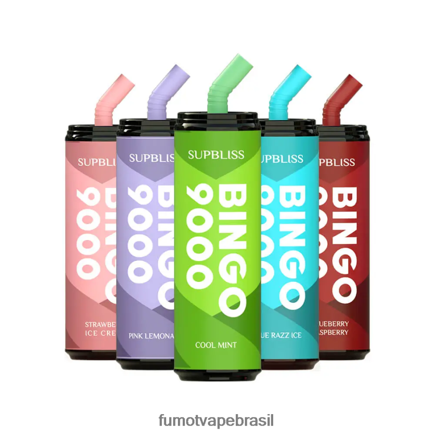 Fumot Flavors | cola congelada R2X2R6468 Caneta vape descartável 9000 (1 peça) - 18ml Fumot Supbliss Bingo