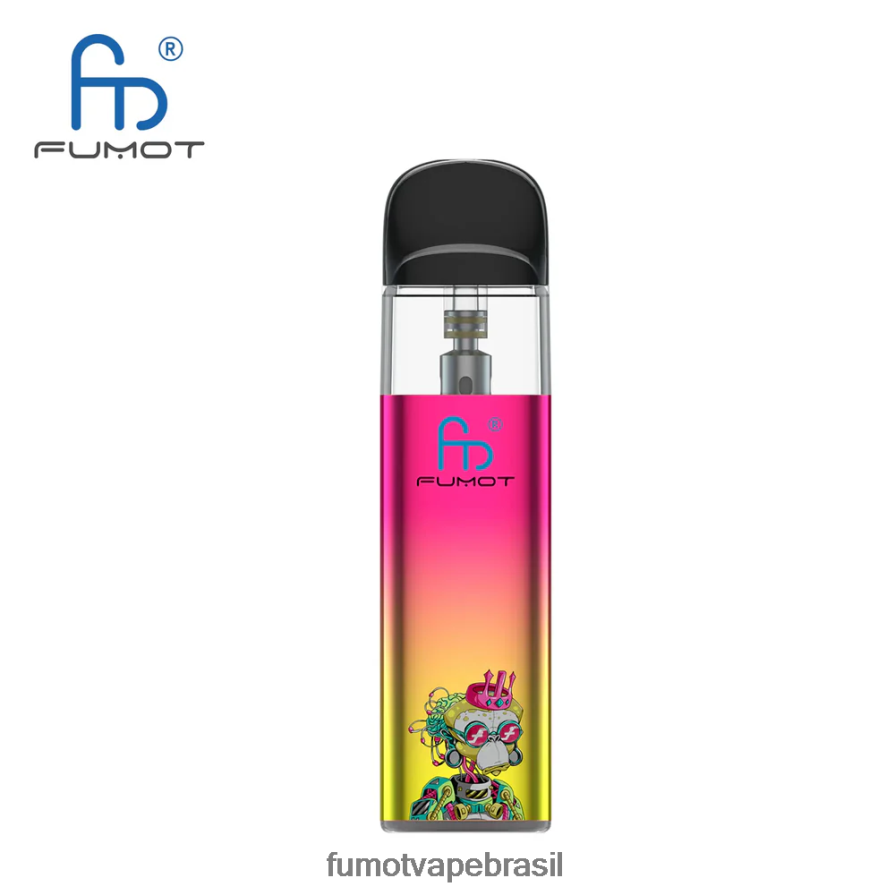 Fumot Vape Brasil | verde-roxo R2X2R6551 Kit vape vazio compatível com tpd (1 peça) Fumot Dazzle Lite