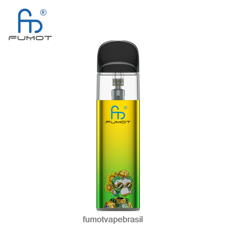 Fumot Vape Brasil | verde-roxo R2X2R6551 Kit vape vazio compatível com tpd (1 peça) Fumot Dazzle Lite