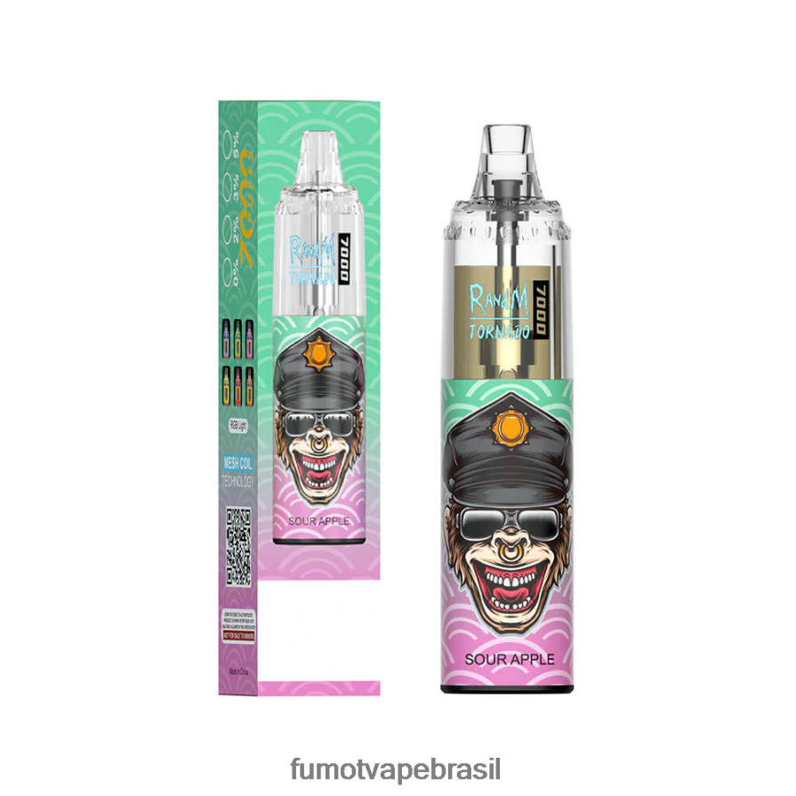 Fumot Disposable Vape | kiwi maracujá goiaba R2X2R680 Caneta vape descartável 7000 - 14ml (1 peça) Fumot Tornado