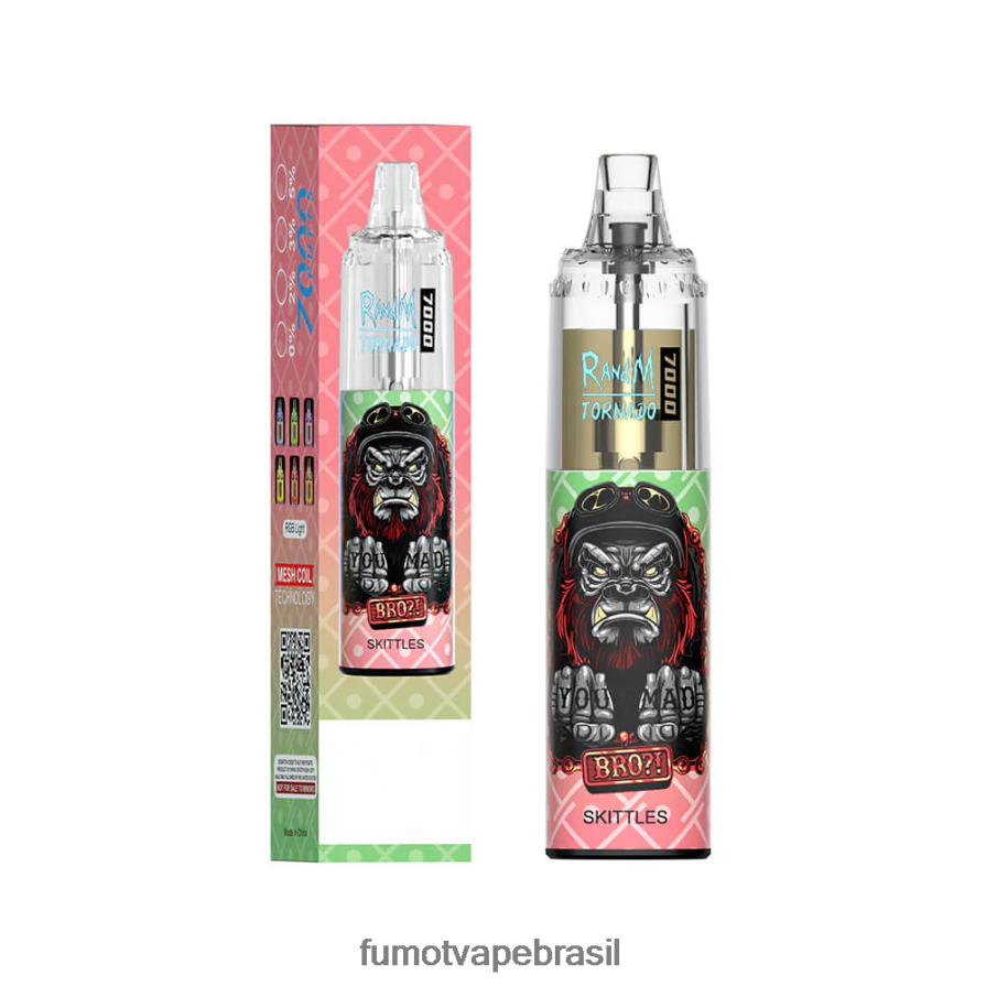 Fumot Disposable Vape | kiwi maracujá goiaba R2X2R680 Caneta vape descartável 7000 - 14ml (1 peça) Fumot Tornado