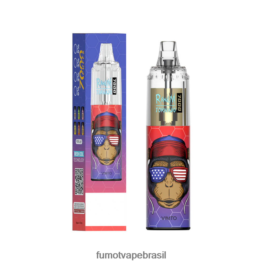 Fumot Disposable Vape | kiwi maracujá goiaba R2X2R680 Caneta vape descartável 7000 - 14ml (1 peça) Fumot Tornado