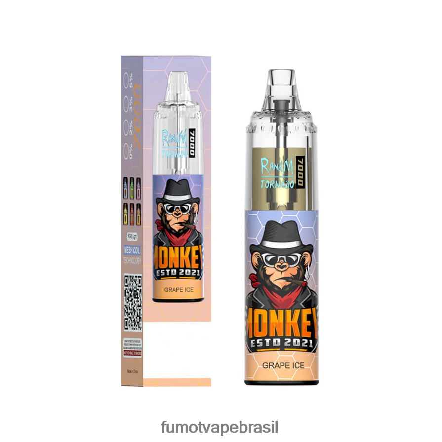 Fumot Disposable Vape | kiwi maracujá goiaba R2X2R680 Caneta vape descartável 7000 - 14ml (1 peça) Fumot Tornado