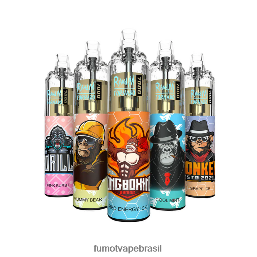 Fumot Flavors | gelo de banana R2X2R6498 Caneta vape descartável 0% 7000 - 14ml (1 peça) Fumot Tornado