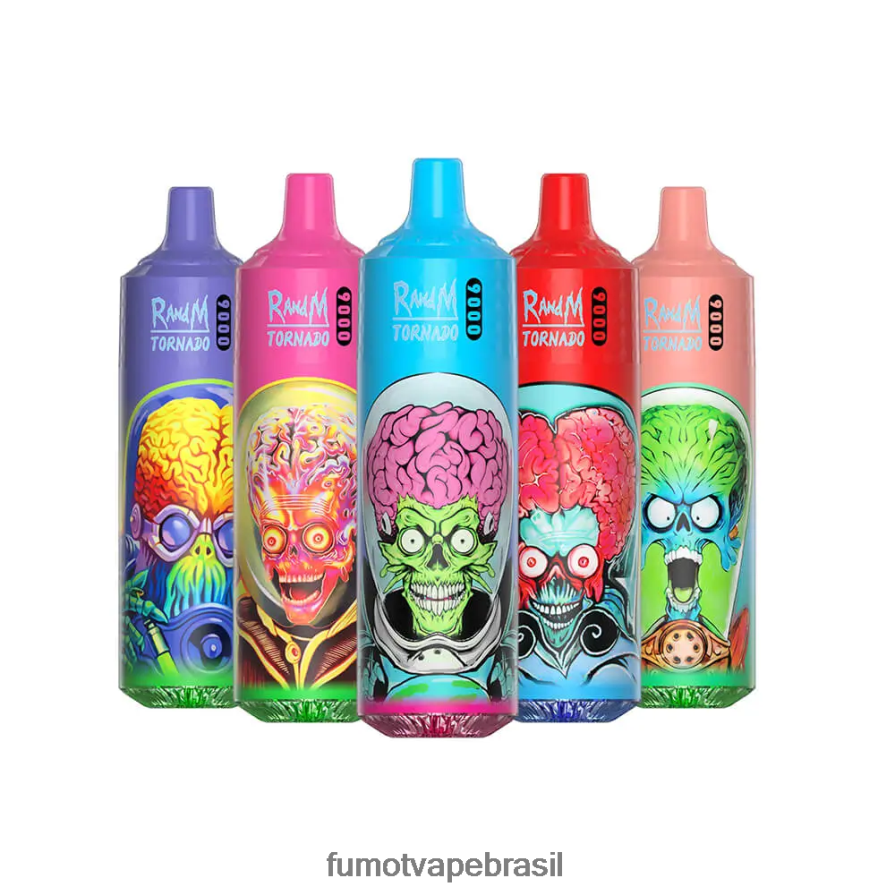 Fumot Vape Flavors | framboesa azeda de mirtilo R2X2R639 caneta vape descartável 9000 - 18ml (1 peça) Fumot Tornado